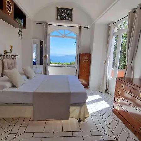 Coralia With Seaview - 10 Minute Walk To The Piazzetta فيلة كابري